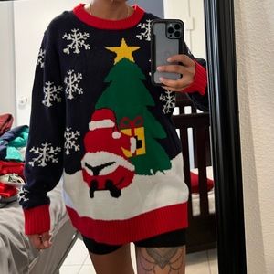 Funny Santa Christmas Ugly Sweater